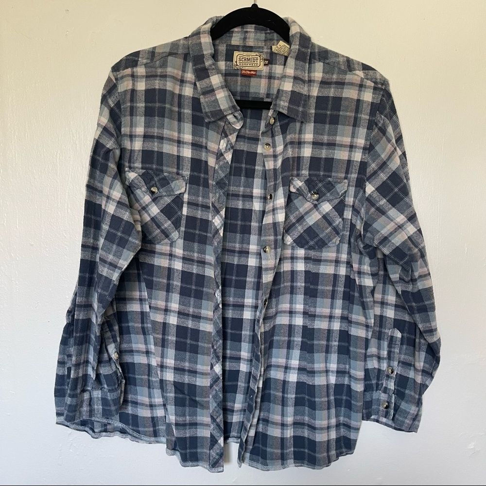Schmidt Blue Flannel Super Comfy